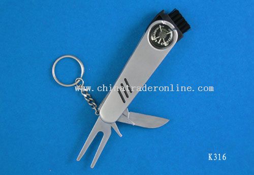 Golf Knife w/Keychain from China